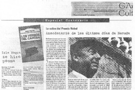 Anecdotario de los últimos días de Neruda