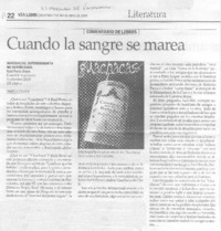 Cuando la sangre se marea