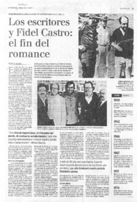 Los escritores y Fidel Castro: el fin del romance