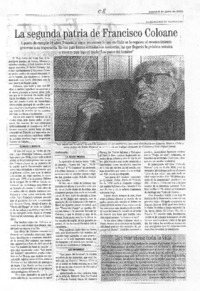 La Segunda patria de Francisco Coloane