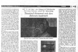 Tausend hammel mit den zähnen kastriert