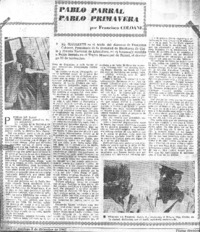 Pablo Parral, Pablo primavera