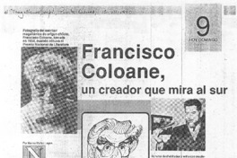 Francisco Coloane, un creador que mira al sur