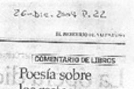 Poesía sobre los restos