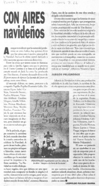 Con aires navideños