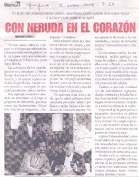 Con Neruda en el corazón