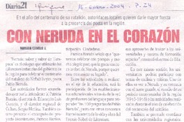 Con Neruda en el corazón