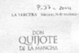 LLega el Quijote popular