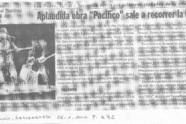 Aplaudida obra "Pacífico" sale a recorrer la región