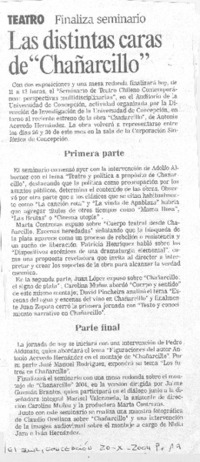 Las Distintas caras de "Chañarcillo"