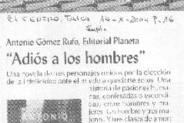 Adiós a los hombres