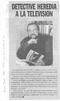 Detective Heredia a la televisión