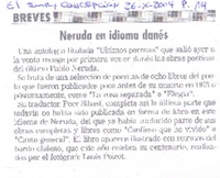 Neruda en idioma danés