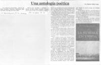 Una Antología poética