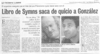 Libro de Syms saca de quicio a González