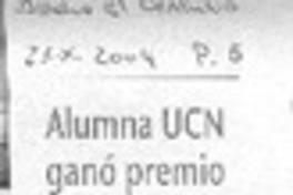 Alumna UCN ganó Premio Nacional de Poesía
