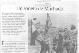 Un Soneto de Machado