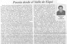 Poesía desde el Valle de Elqui