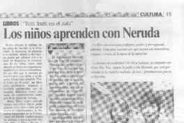 Los Niños aprenden con Neruda