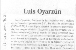 Luis Oyarzún