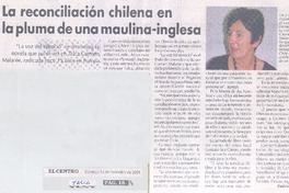 La Reconciliación chilena en la pluma de una maulina-inglesa
