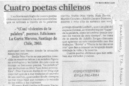 Cuatro poetas chilenos