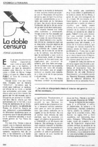 La doble censura