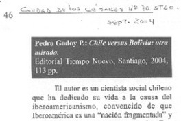 Chile versus Bolivia, otra mirada