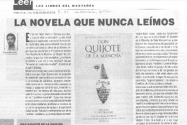 La novela que nunca laímos