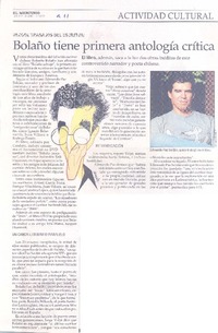 Bolaño tiene primera antología crítica