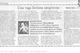 Una vaga llovizna sangrienta