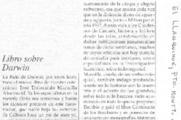 Libro sobre Darwin