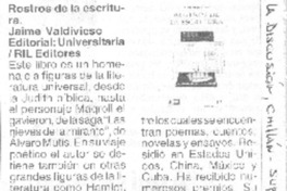 Rostros de la escritura