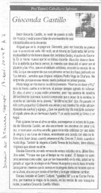 Gioconda Castillo