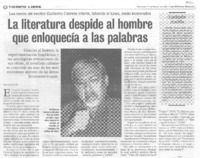 La Literatura despide al hombre que enloquecía a las palabras