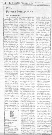 Por una pornopoética