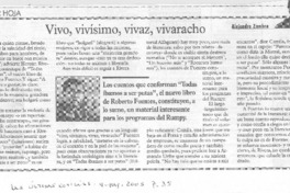 Vivo, vivísimo, vivaz, vivaracho