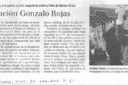 Debuta Fundación Gonzalo Rojas
