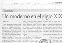 Un moderno en el siglo XIX