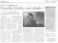 Pequeño, tímido, casi callado