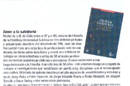 Amor a la sabiduría