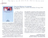 Grandes médicos humanistas