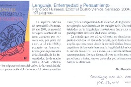 Lenguaje, enfermedad y pensamiento