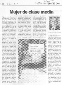 Mujer de clase media