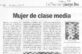 Mujer de clase media