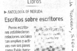 Escritos sobre escritores