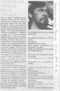 Homenaje a la poesía de Elicura Chihuailaf