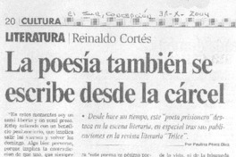 La Poesía también se escribe desde la cárcel