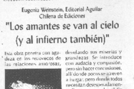 "Los Amantes se van al cielo (y al infierno también)"