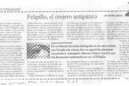 Felipillo, el orejero antipático